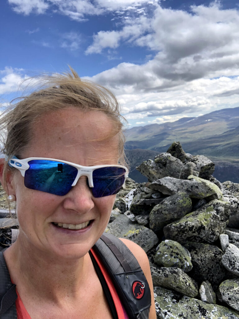 Fornøyd på vei innover.