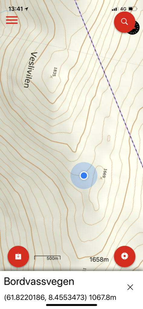 På vei mot målet: Storivilen 2068 meter over havet.