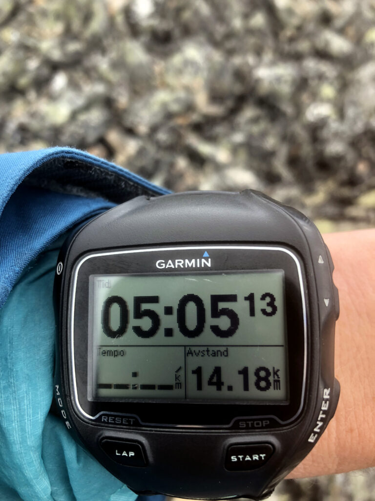 5 timer til toppen. Planen var 3-4...