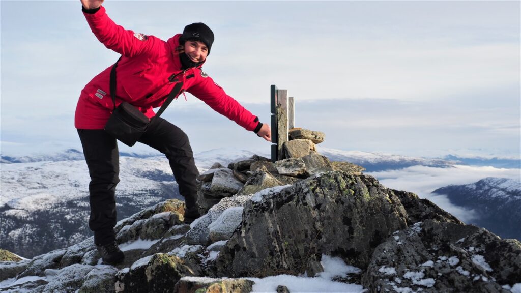 «Alenetur fra hverdagen», skriver Ingeborg Mjanger om dette bildet fra november 2019. Foto: Privat/Fjellivettet.com
