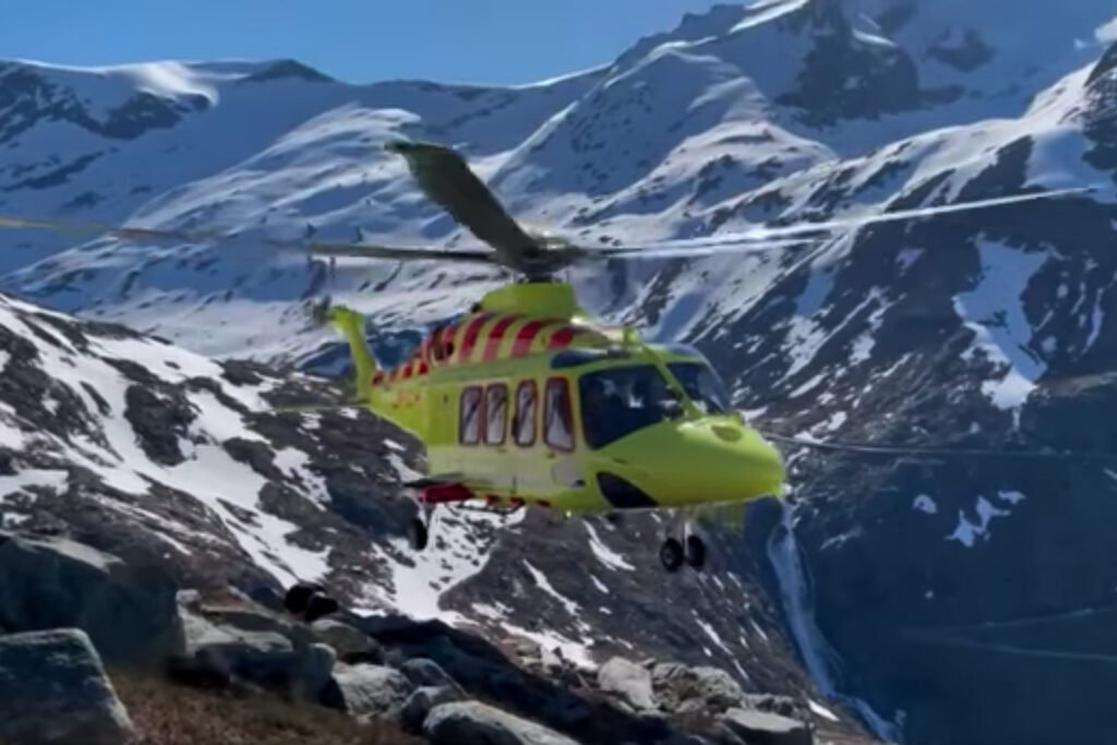 Hentet av Luftambulansen