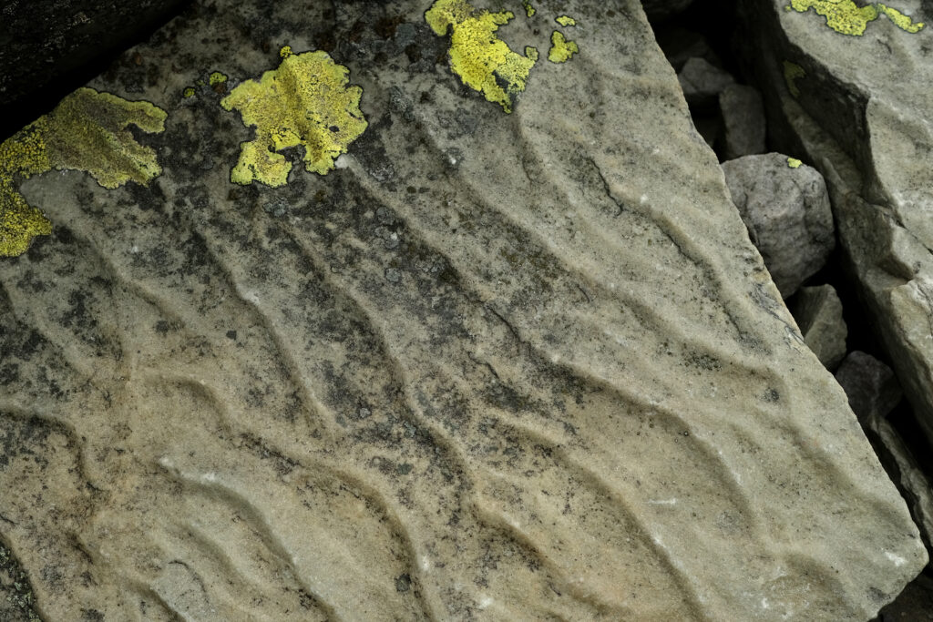 Bølgemerker Gaustatoppen